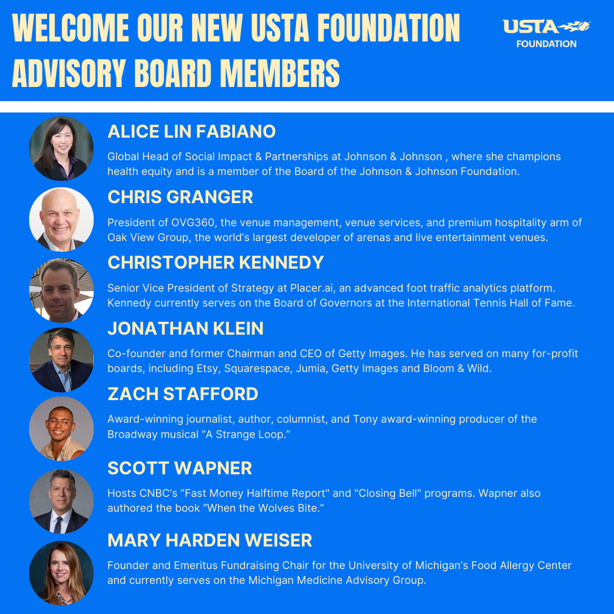 New Advisory Board Members 2025