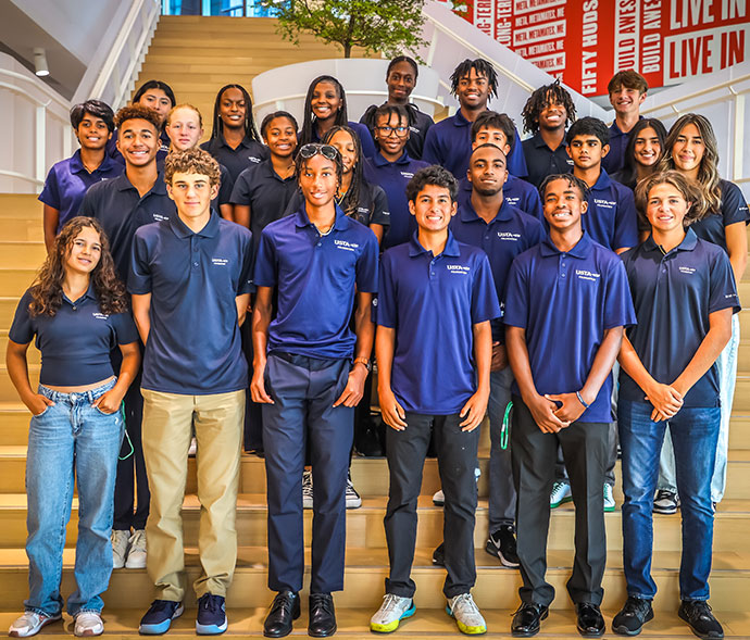 USTA Foundation students visit Meta