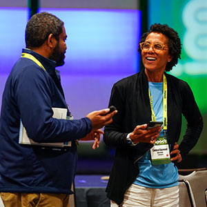 Two NJTL leaders talking